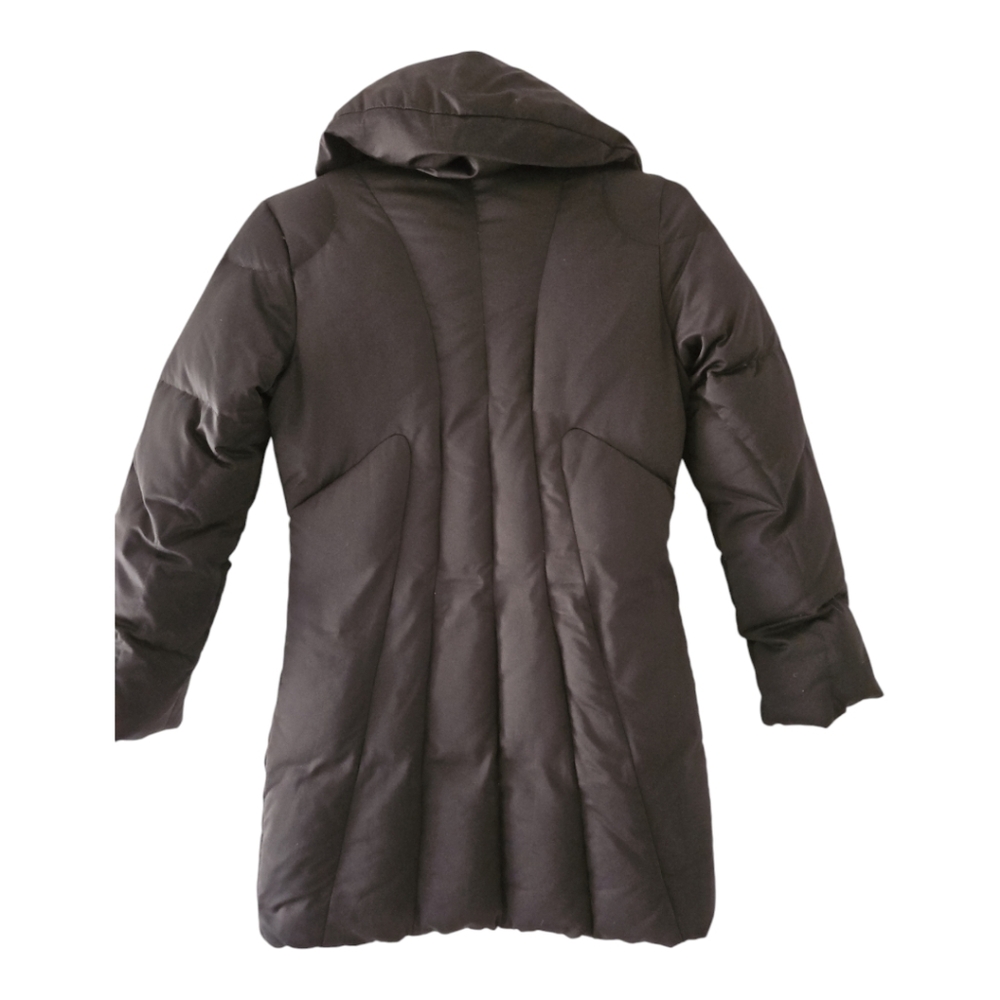 Calvin Kleon Down Coat Size XS Black Full 2 Way Zip Pockets - Picture 4 of 11